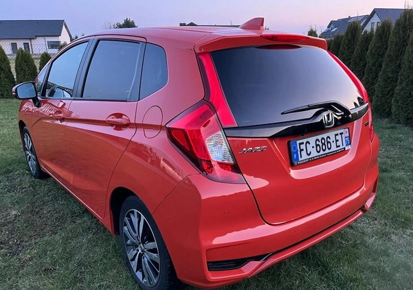 Honda Jazz cena 59900 przebieg: 43000, rok produkcji 2018 z Lublin małe 742